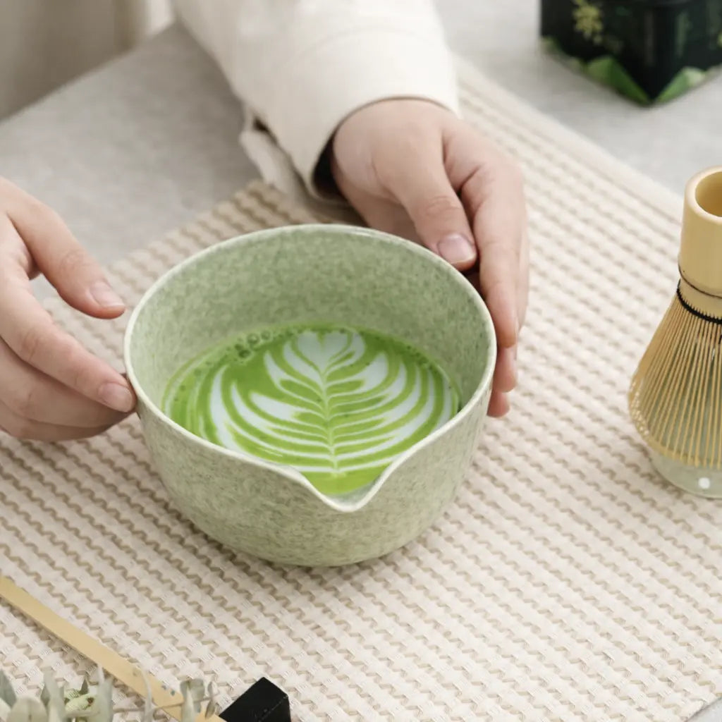 8 Piece Sakura Matcha Tea Set – Japanese Tea Ceremony Kit with Ceramic Bowl, Bamboo Chasen, Spoon Rest, Scoop, Sifter, Holder & Towel, Authentic Matcha Starter Set for Tea Lovers – Complete Matcha Kit for Beginners, Home & Gift